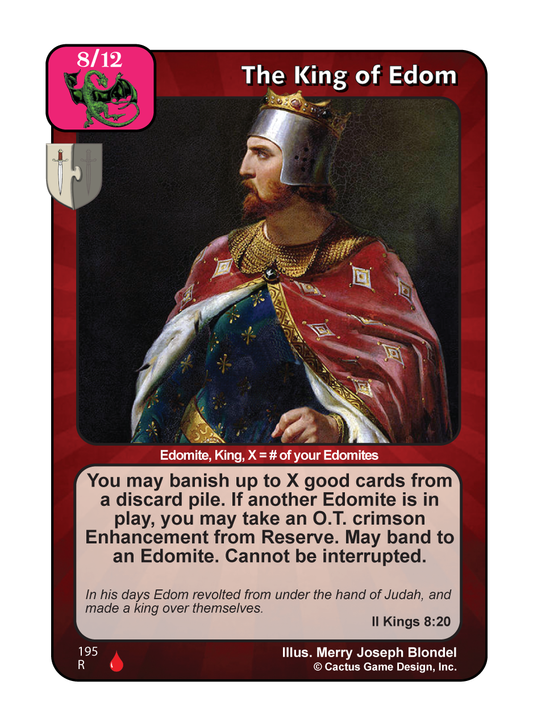 The King of Edom (LoC) - Your Turn Games