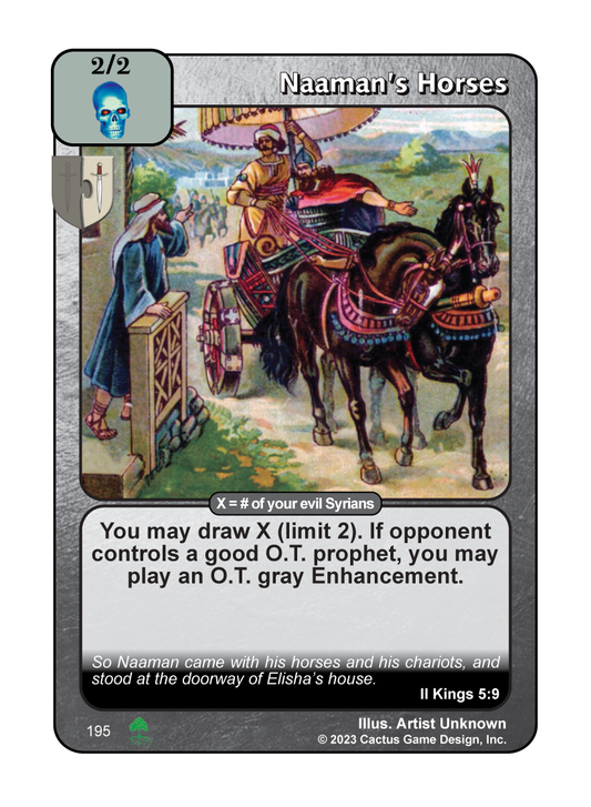 Naaman’s Horses (Roots) - Your Turn Games