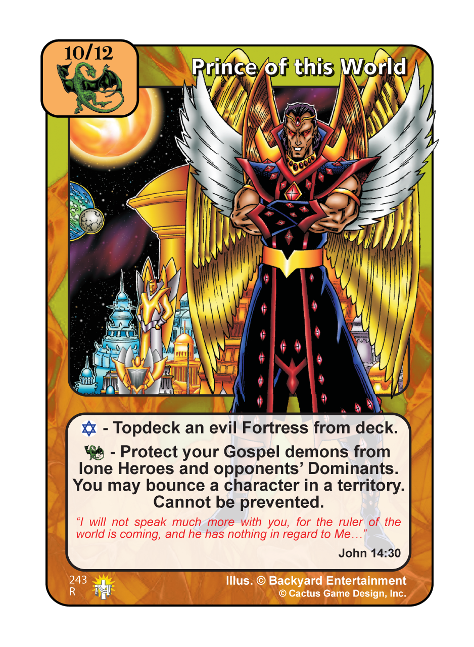 Prince of this World (GoC) - Your Turn Games