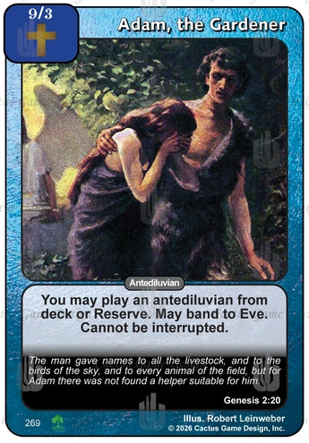 Adam, the Gardener