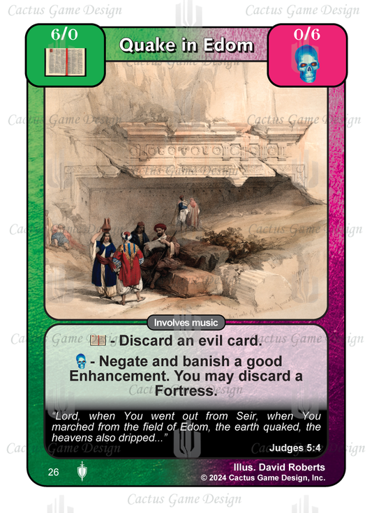 Quake in Edom (II) - Your Turn Games