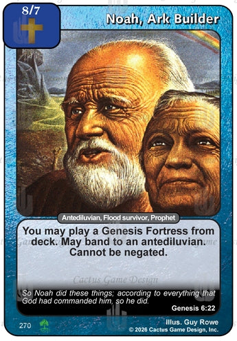 Noah, Ark Builder