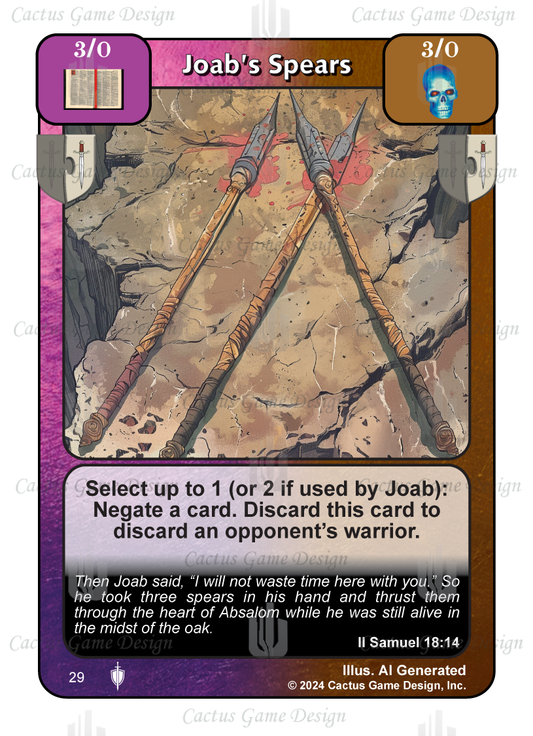 Joab's Spears (II) - Your Turn Games