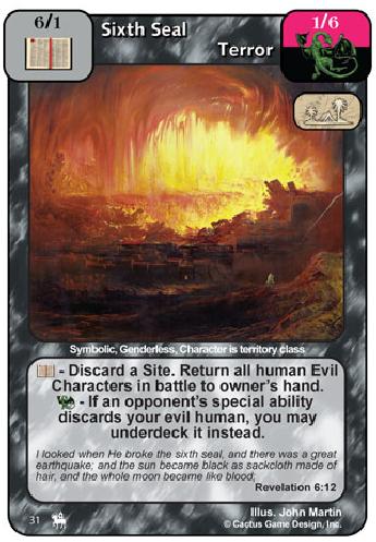 Sixth Seal / Terror (RoJ) - Your Turn Games