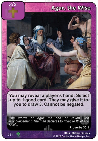 Agur, the Wise
