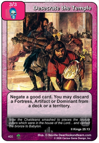 Desecrate the Temple