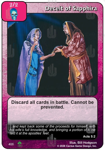 Deceit of Sapphira