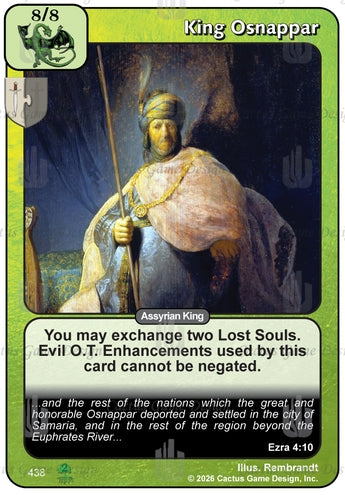 King Osnappar
