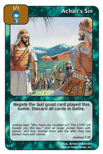 Achan's Sin (I Deck) - Your Turn Games