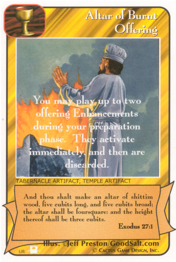 Altar of Burnt Offering (Pi) - Your Turn Games