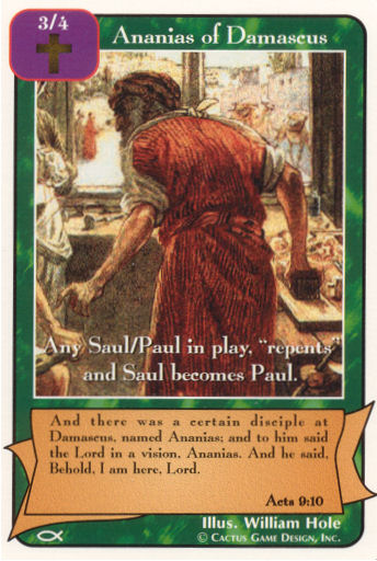Ananias of Damascus (Ap) - Your Turn Games