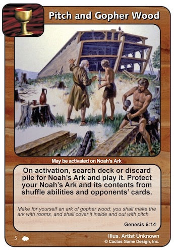 Pitch and Gopher Wood (CoW-Alternate Border)