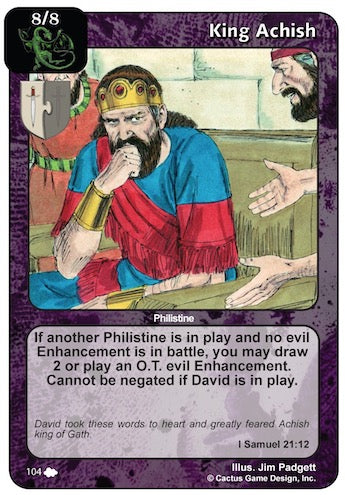 King Achish (CoW-Alternate Border)