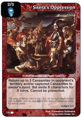 Sisera's Oppression (CoW-Alternate Border)