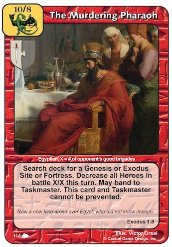 The Murdering Pharaoh (CoW-Alternate Border)