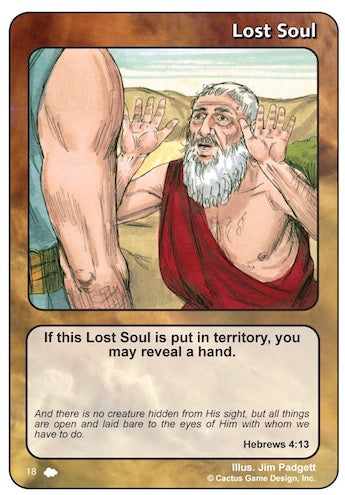 Lost Soul "Open Hand"  (Hebrews 4:13) (CoW-Alternate Border)