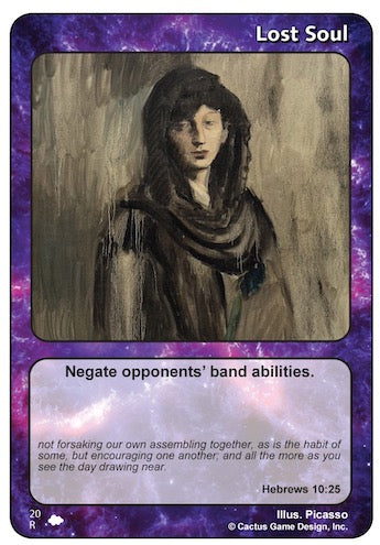 Lost Soul "Forsaken"  (Hebrews 10:25) (CoW-Alternate Border)