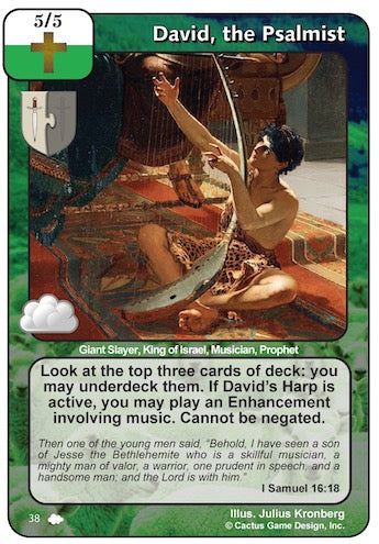 David, the Psalmist (CoW-Alternate Border)