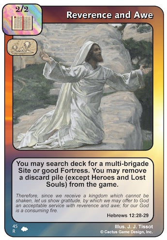 Reverence and Awe (CoW-Alternate Border)