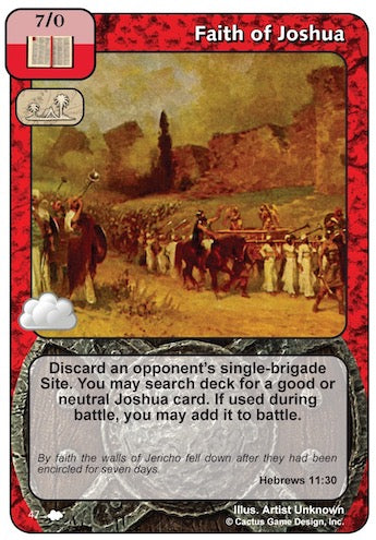 Faith of Joshua (CoW-Alternate Border)