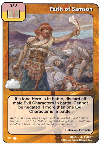 Faith of Samson (CoW-Alternate Border)