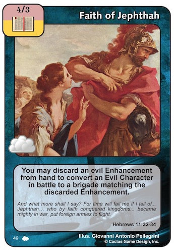 Faith of Jephthah (CoW-Alternate Border)