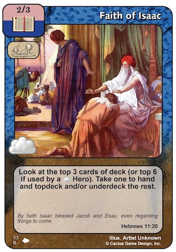 Faith of Isaac (CoW-Alternate Border)