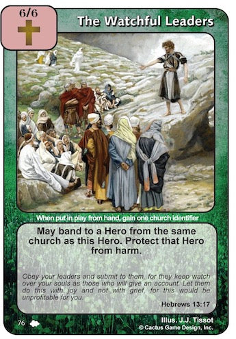The Watchful Leaders (CoW-Alternate Border)