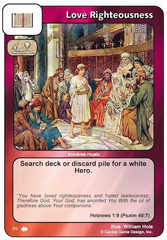 Love Righteousness (CoW-Alternate Border)