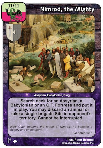 Nimrod, the Mighty (CoW-Alternate Border)