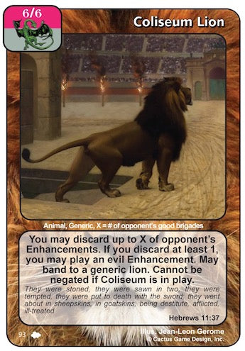 Coliseum Lion (CoW-Alternate Border)