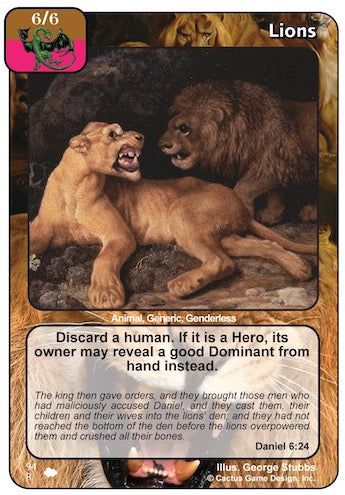 Lions (CoW-Alternate Border)
