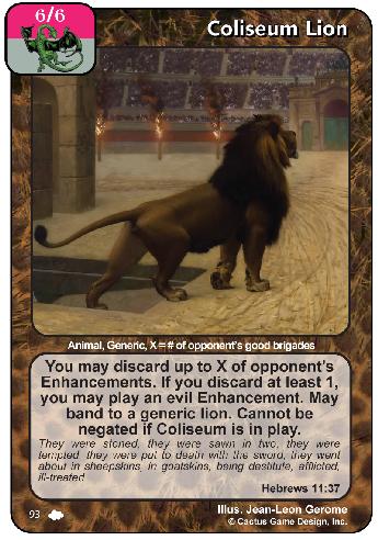 Coliseum Lion (CoW) - Your Turn Games