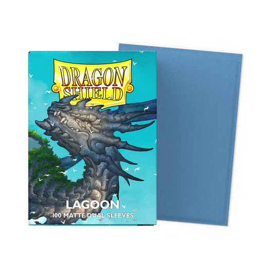 Dragon Shield Standard Dual Matte 100ct Sleeves-Lagoon