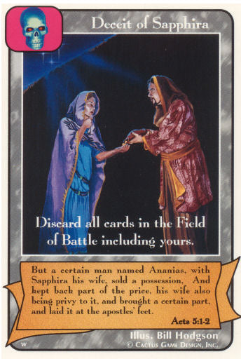Deceit of Sapphira (Wo) - Your Turn Games
