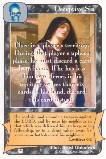 Deceptive Sin (Pi) - Your Turn Games