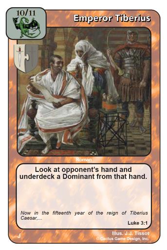 Emperor Tiberius (J Deck) - Your Turn Games