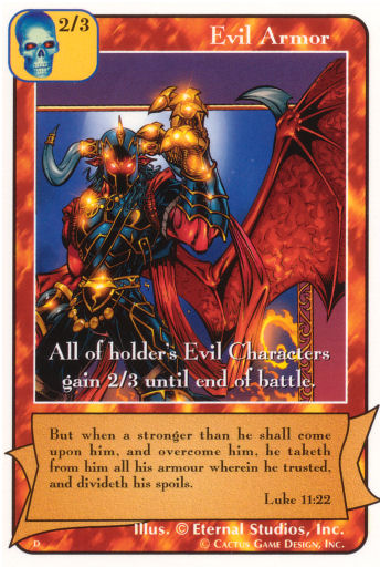 Evil Armor (D Deck) - Your Turn Games