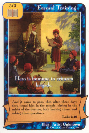 Formal Training (F Deck) - Your Turn Games