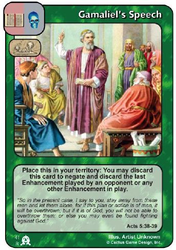 Gamaliel's Speech (EC) - Your Turn Games