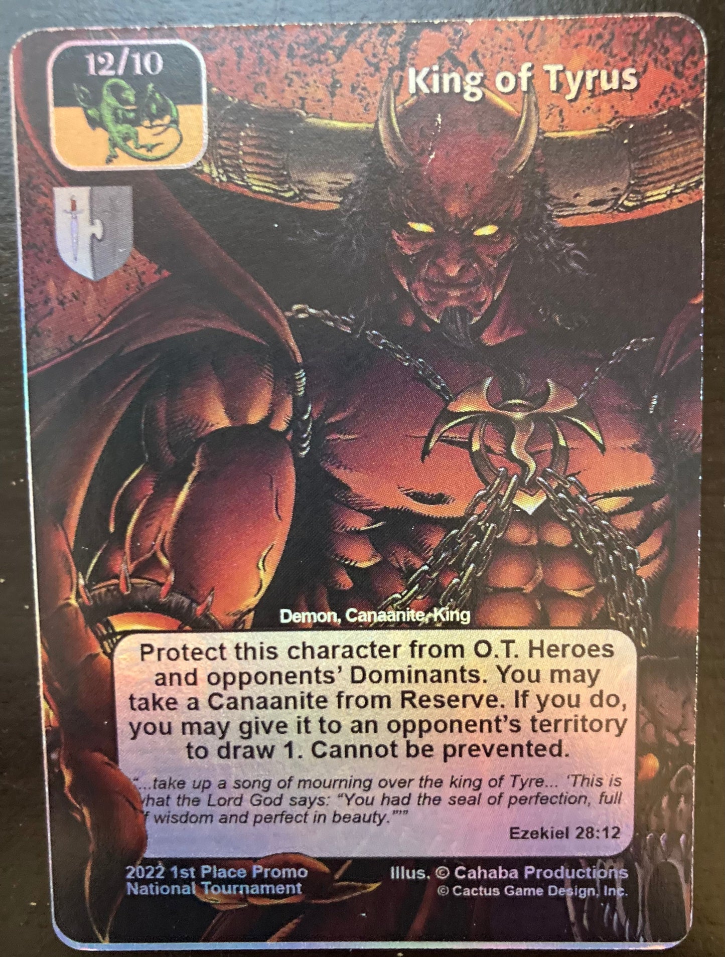 King of Tyrus (2022 National - 1st Place) (Promo)