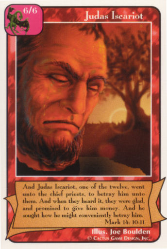 Judas Iscariot (B Deck) - Your Turn Games