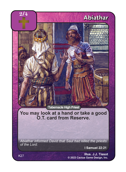 Abiathar (K Deck) - Your Turn Games