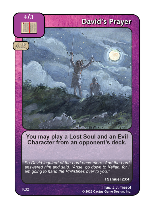 David's Prayer (K Deck) - Your Turn Games