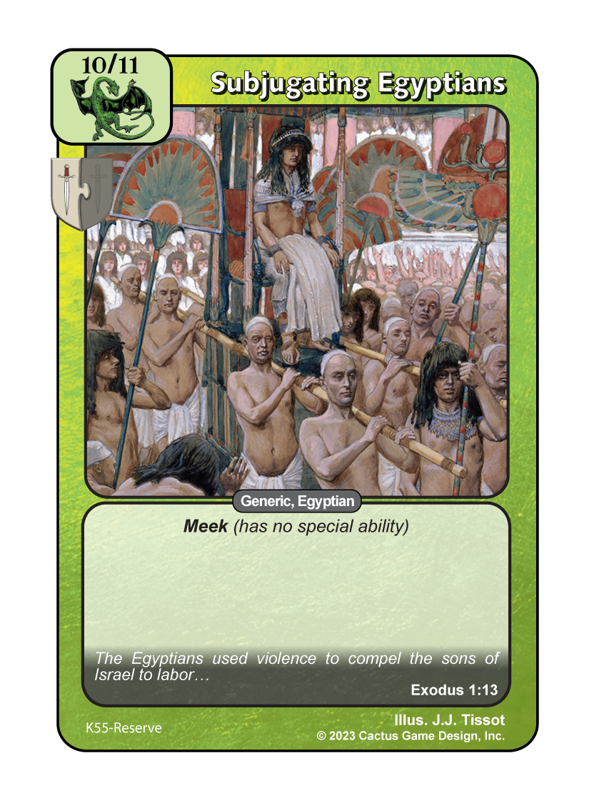 Subjugating Egyptians (K Deck) - Your Turn Games