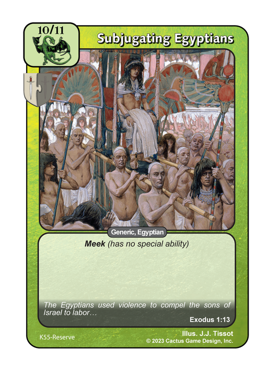 Subjugating Egyptians (K Deck) - Your Turn Games