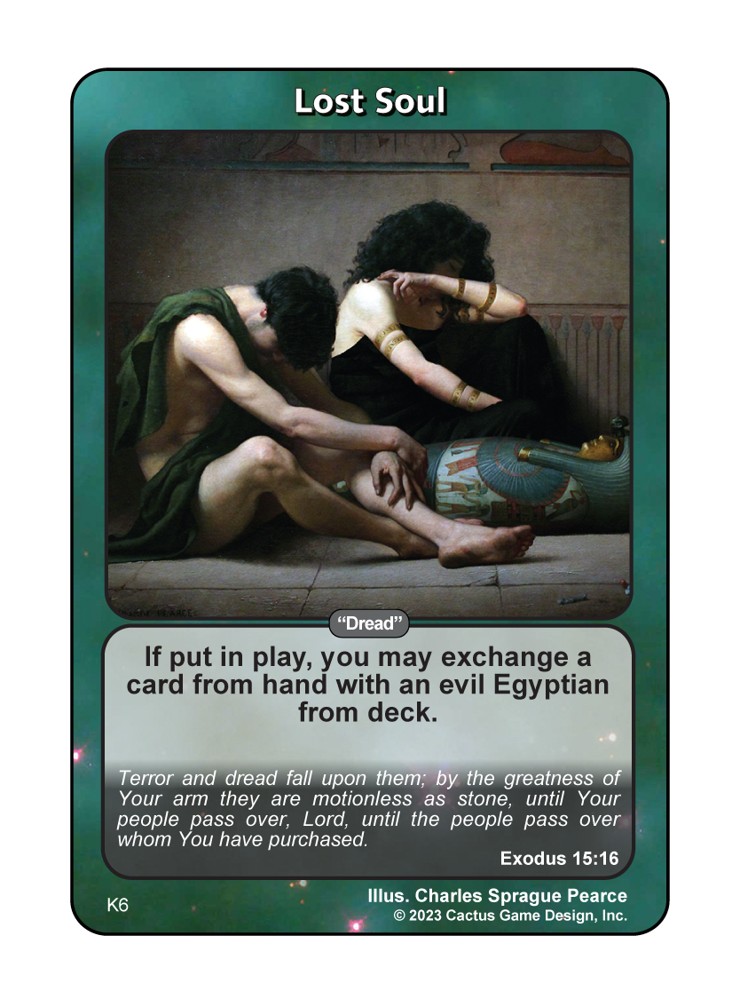 Lost Soul "Dread" (Exodus 15:16) (K Deck) - Your Turn Games