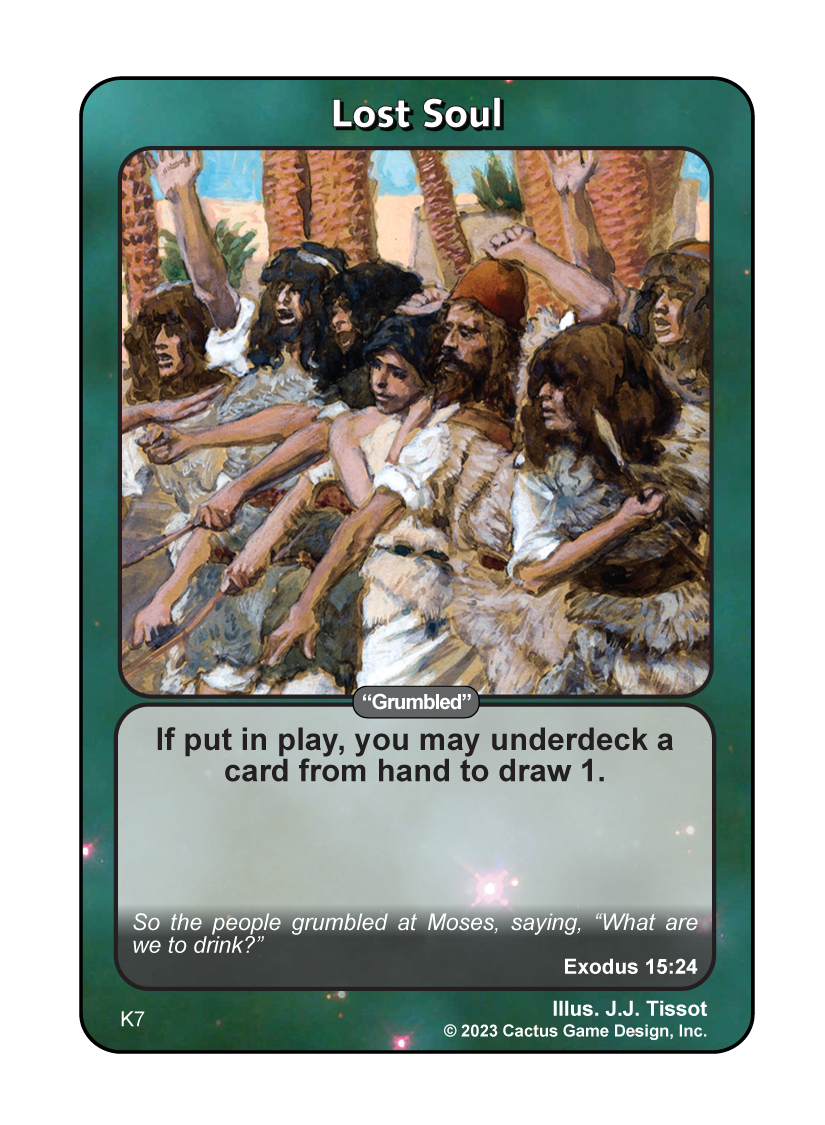 Lost Soul "Grumbled" (Exodus 15:24) (K Deck) - Your Turn Games