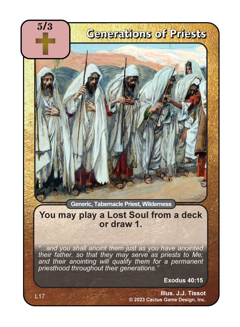 Generations of Priests (L Deck) - Your Turn Games