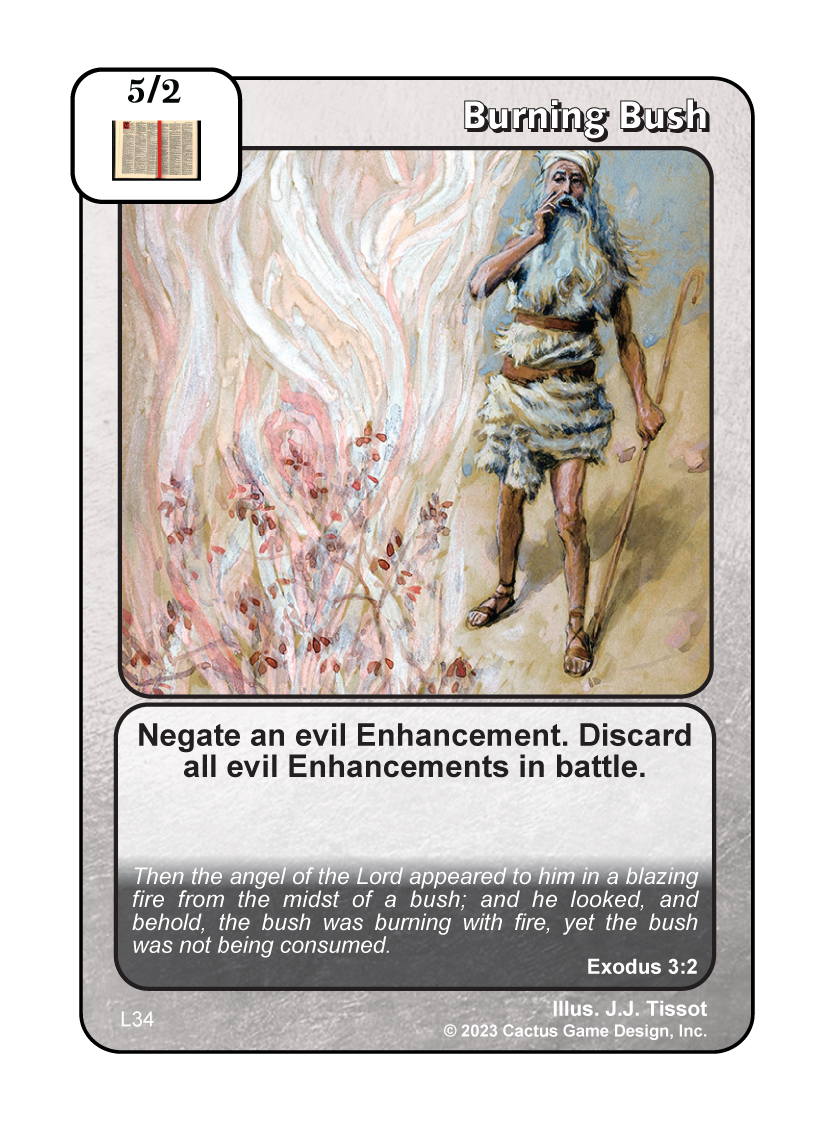 Burning Bush (L Deck) - Your Turn Games